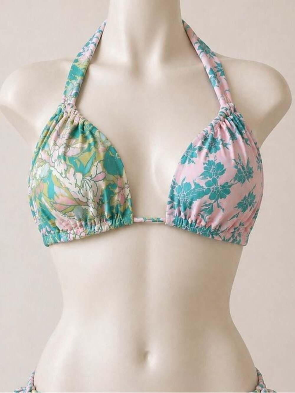 Forever 21 Floral Halter Bikini Top | Size Small | NWT